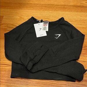 Gymshark Charcoal Long Sleeve Top